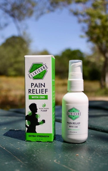 ELIXICURE + CBD XTRA-STRENGTH 2oz PUMP