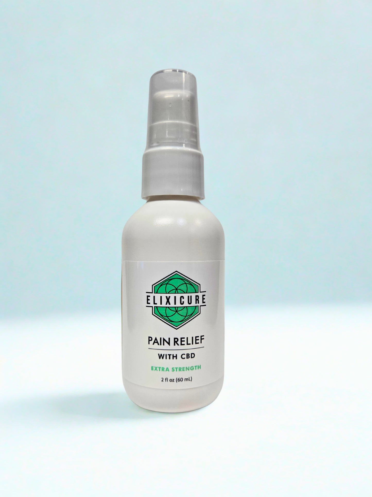 ELIXICURE + CBD XTRA-STRENGTH 2oz PUMP