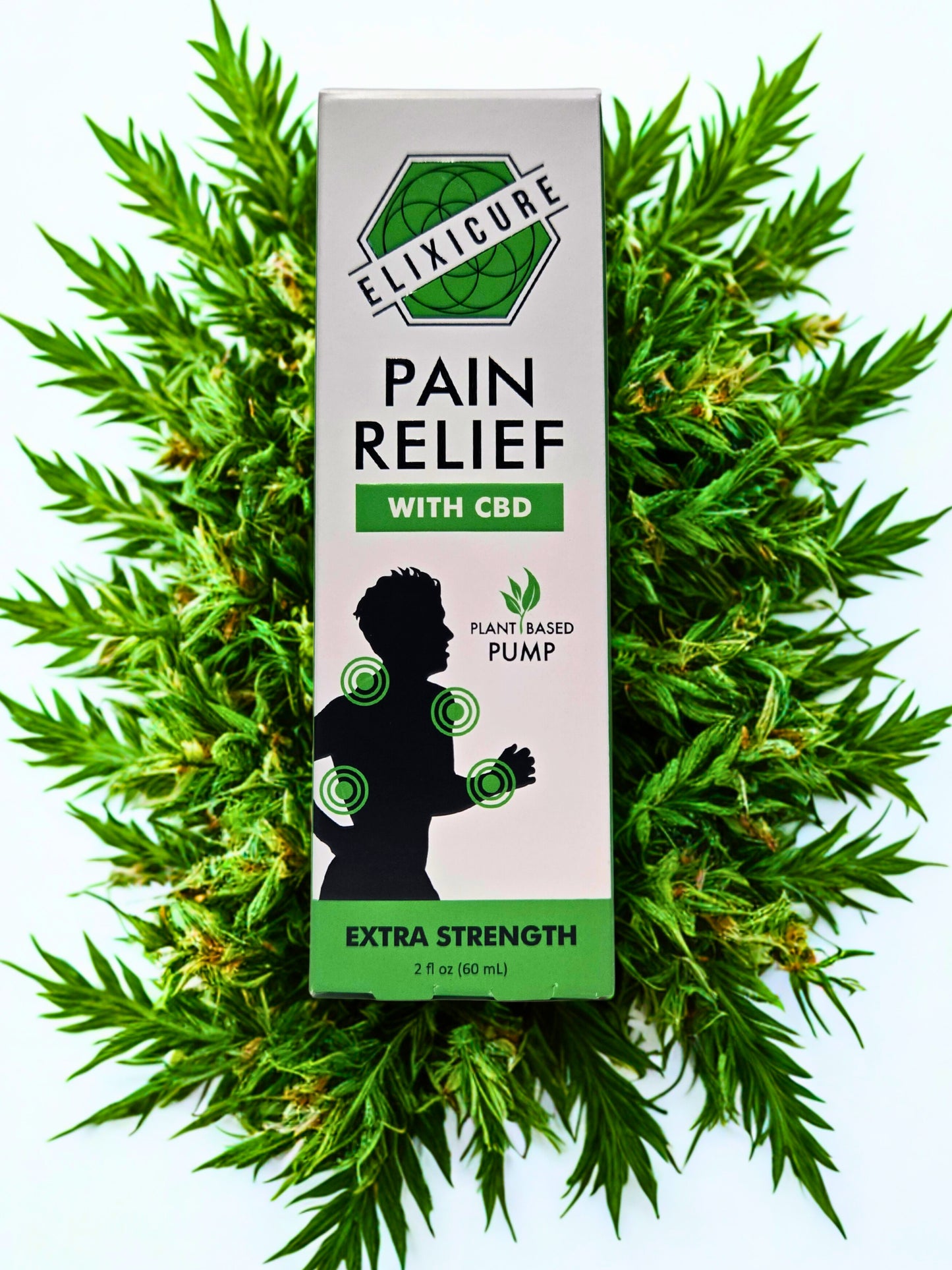 ELIXICURE + CBD XTRA-STRENGTH 2oz PUMP